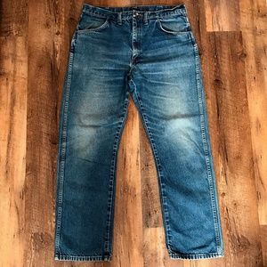 Vintage Rustler Distressed Mens Jeans 38 x 32